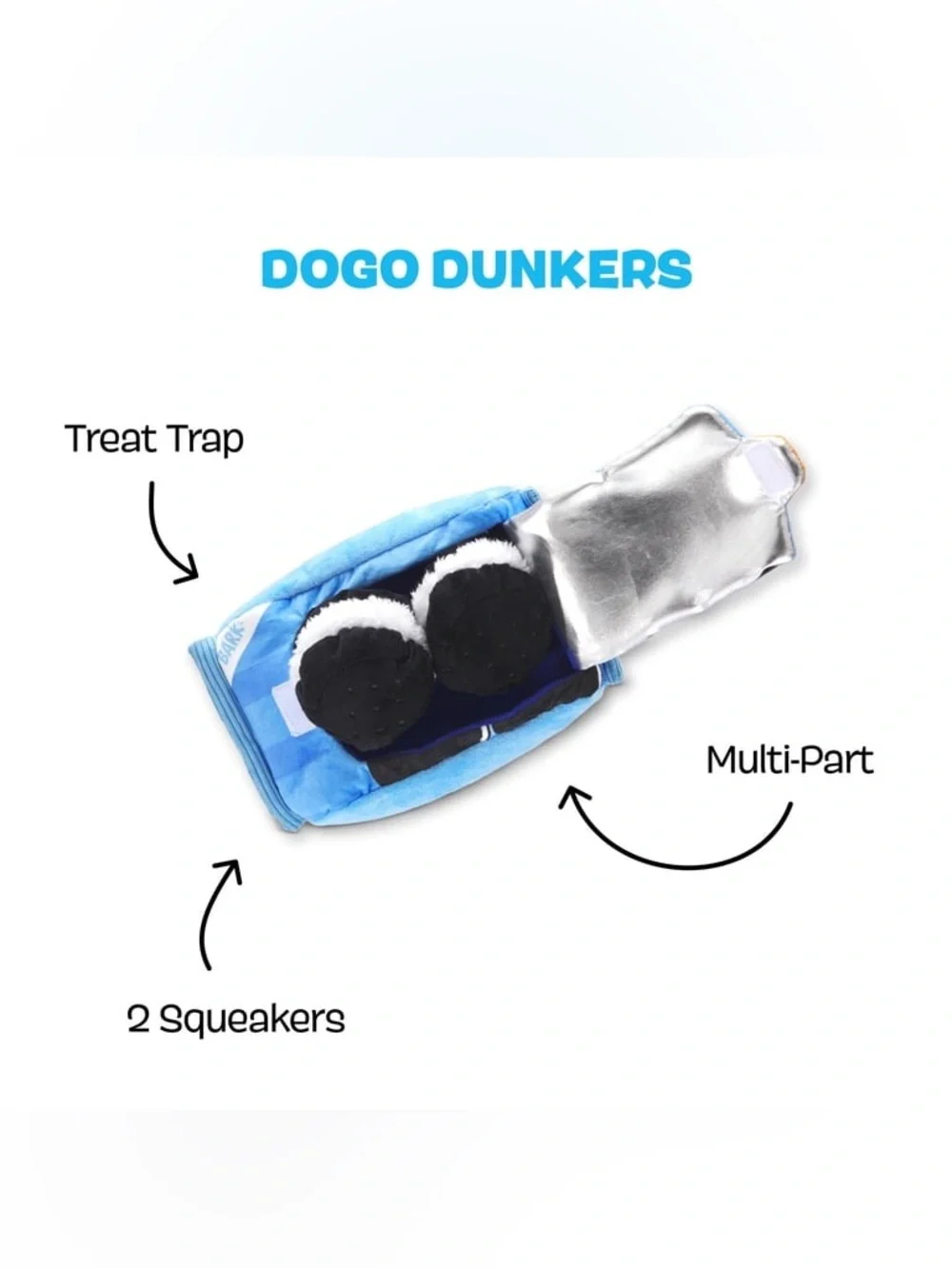 NWT Bark Dogo Dunkers Dog Toy